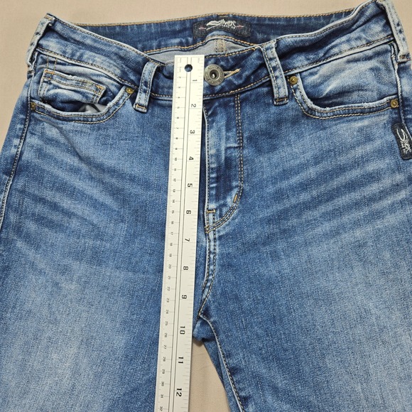 Silver‎ Jeans Mazy Super Skinny Denim Blue Womens Size 29 Jeans - Picture 10 of 10